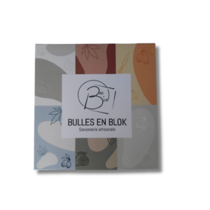 Coffret de six savons solides Bulles en Blok