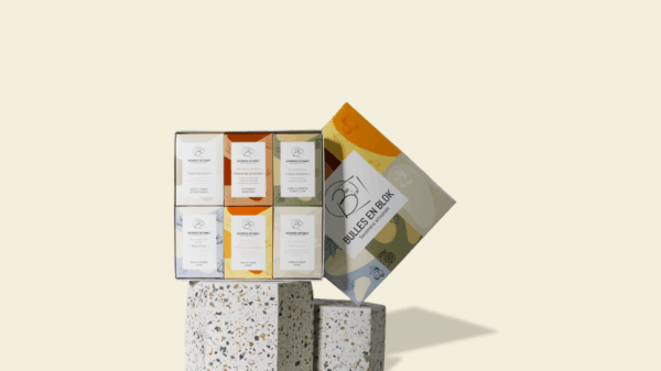 Savonnerie artisanale Bulles en Blok lance son coffret de six Savons solides